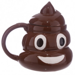 Mug Emotive - Poop avec couvercle