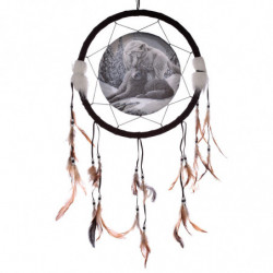 Attrape-rêves Lisa Parker - Amour des Loups 33cm