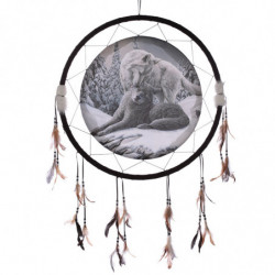 Attrape-rêves Lisa Parker - Amour des Loups 60cm