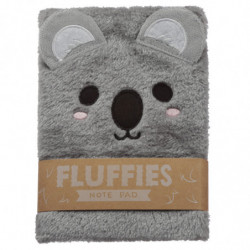 Grand Bloc-note Peluché Fluffies Adoramals - Koala