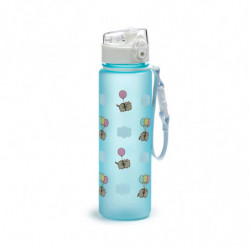 Gourde 600ml en Plastique Renforcé avec Couvercle à Bouton-poussoir - Pusheen le Chat Ballons