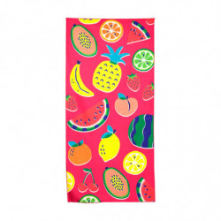 Serviette de Plage en Microfibre - Summer Fruits d'Eté