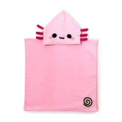 Serviette à capuche pour enfant - Adoramals Maddie l'Axolotl