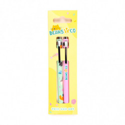 Lot de 2 Stylos - Beans & Co Chats