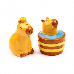 Ensemble Salière & Poivrière en céramique - Capybara
