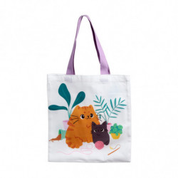 Tote bag réutilisable - Beans & Co Chats