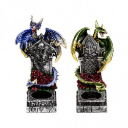 Bougeoir Chauffe-plat - Dark Legends Dragon Gardien des Morts