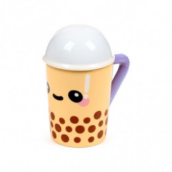Mug avec Couvercle - Boba le Bubble Tea Foodiemals