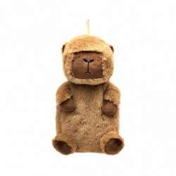 Bouillotte à Eau 650ml avec Housse Peluchée - Capybara