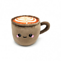 Bouillotte Micro-ondable Peluchée à la lavande - Foodiemals Cappuccino