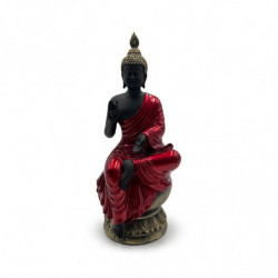 Boudha Thai Eveil Rouge, Noir & Doré