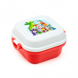 Boite Repas Bento Compartimentée avec couverts - Chevaliers & Dragons