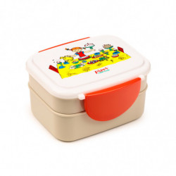 Boite Repas Bento Compartimentée avec couverts - Pippi Longstocking Fifi Brindacier