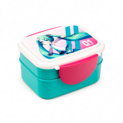 Boite Repas Bento Compartimentée avec couverts - Hatsune Miku