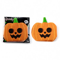 Lot de 12 Serviettes en Papier 3 plis - Halloween Citrouille
