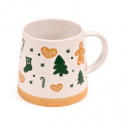 Mug en grès - Motif Bonhomme pain d'Epices