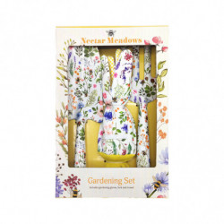 Set de Jardinage 3 outils Pelle, Griffe et Gants - Nectar Meadows