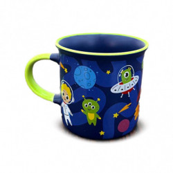 Mug en Porcelaine fine Bordure - Patrouilleur de l'Espace Space Cadet