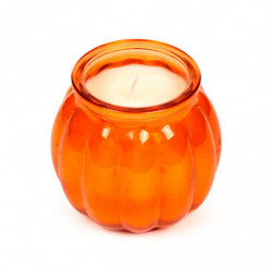 Bougie cire de Soja dans pot en Verre Citrouille Epicée - Récolte d'Automne
