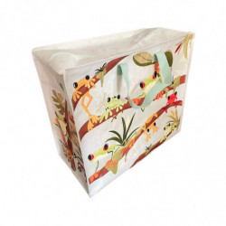 Panier à Linge ou Sac de Rangement - Tropical Frogs Grenouilles Tropicales